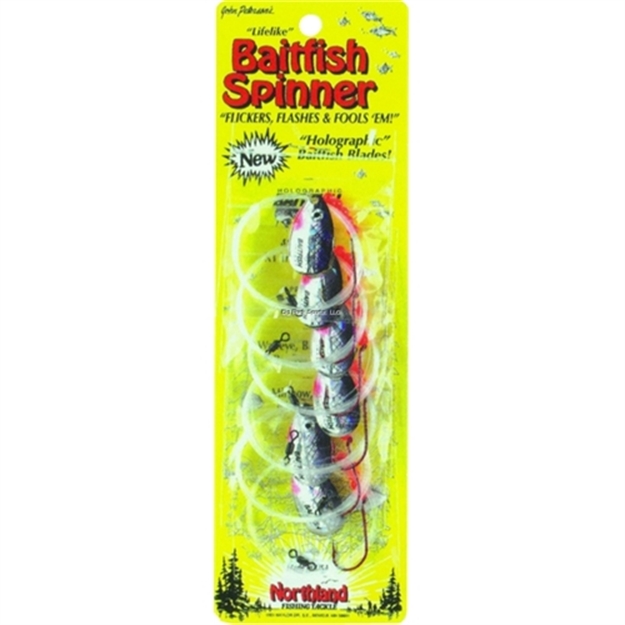 Picture of Northland Fishing Tackle Baitfish-Image Spinner #1 6/Cd Silver Shiner