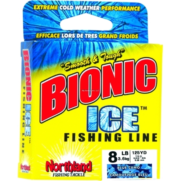Picture of Northland Fishing Tackle Bionic Ice Line 8Lb 125Yd Blue Camo