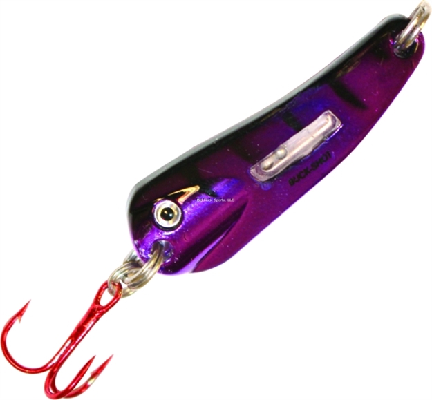 Picture of Northland Fishing Tackle Buck-Shot Flutter Spoon 1/16Oz 1Cd Purple Passion