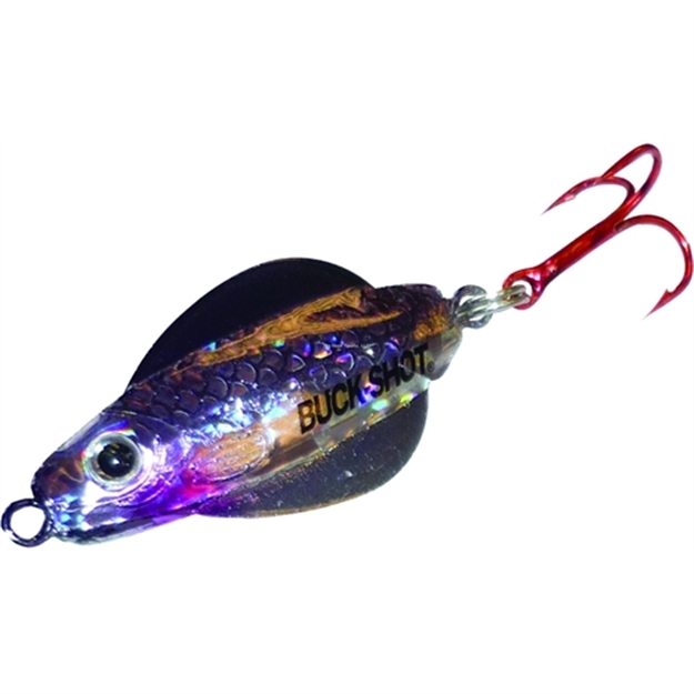 Picture of Northland Fishing Tackle Buck-Shot Glider Spoon 1/8Oz 1/Cd Silver Shiner