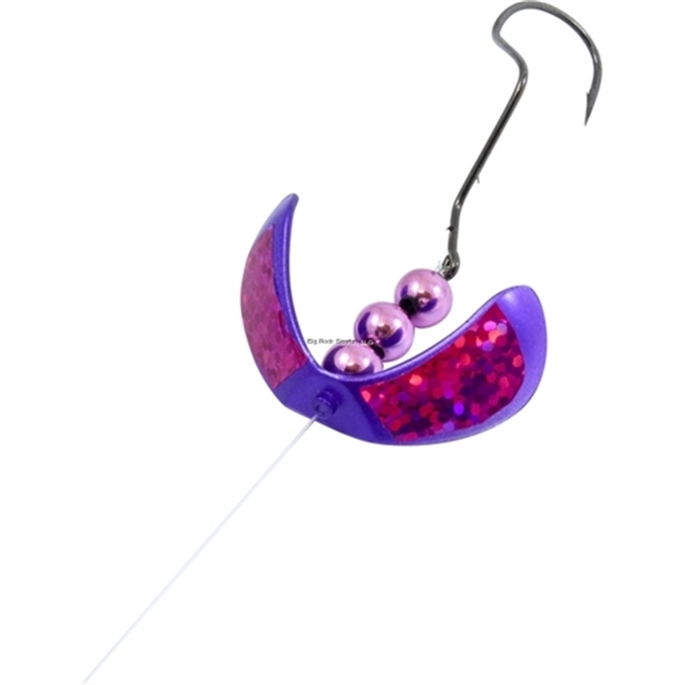 Picture of Northland Fishing Tackle Butterfly Blade Super Death, 60" Snell, #1 Blade, #1/0 Hook, Cisco Purple, 6 Strip Card