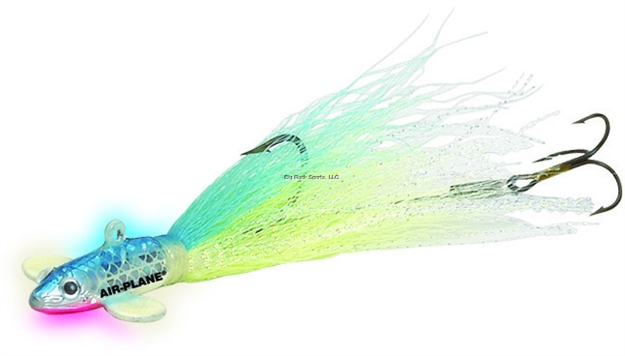 Picture of Northland Fishing Tackle Airplane Jig - 1/Card  - 1/2 OZ - #2/0 Hook - Super-Glo Cisco