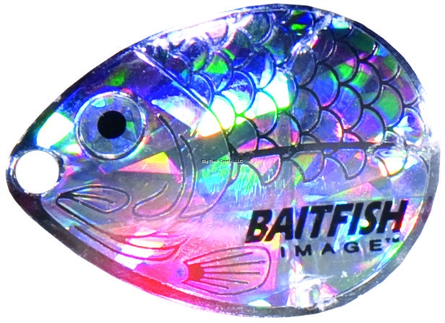 Picture of Northland Fishing Tackle Baitfish-Image Spinner Harness #4,#2 1/Cd Silver Shiner