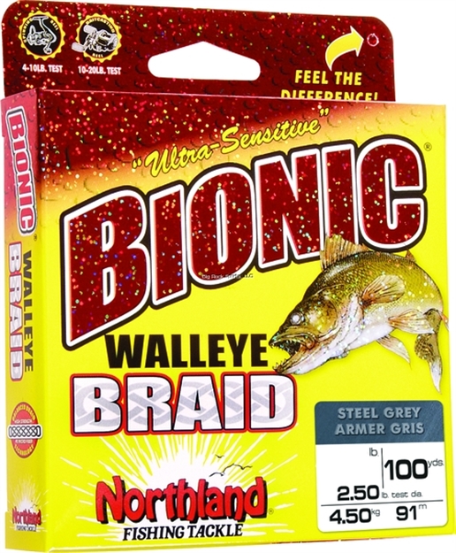 Picture of Northland Fishing Tackle Bionic Walleye Braid Line 6 LB 100/Yd Indicator Camo