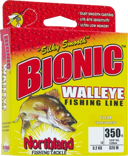Picture of Northland Fishing Tackle Bionic Walleye Fishing Line 6 LB 0.009 350/Yd Clear