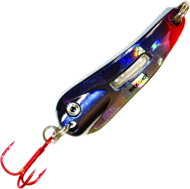Picture of Northland Fishing Tackle Buck-Shot Flutter Spoon 1/16Oz 1Cd Silver Shiner