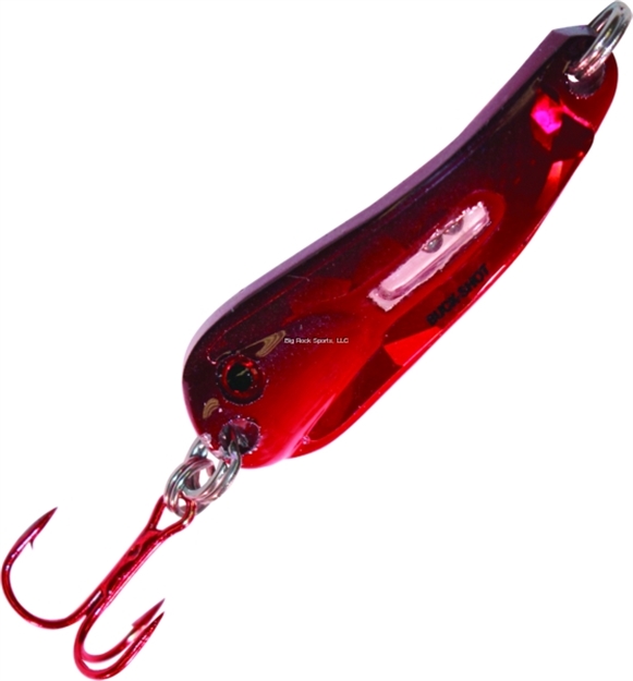 Picture of Northland Fishing Tackle Buck-Shot Flutter Spoon 1/16Oz 1Cd Super-Glo Redfish