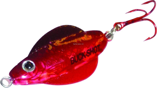 Picture of Northland Fishing Tackle Buck-Shot Glider Spoon 1/4Oz 1/Cd Glo Redfish