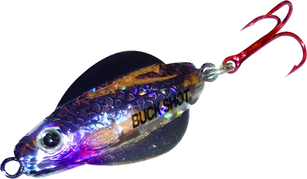 Picture of Northland Fishing Tackle Buck-Shot Glider Spoon 1/4Oz 1/Cd Silver Shiner