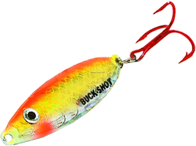 Picture of Northland Fishing Tackle Buck-Shot Rattle Spoon 1/16Oz Super-Glo Chub 1Cd