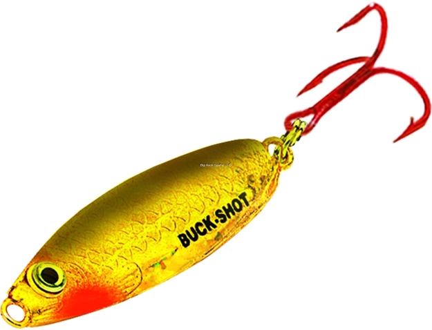 Picture of Northland Fishing Tackle Buck-Shot Rattle Spoon 1/4Oz Gold Shiner 1Cd
