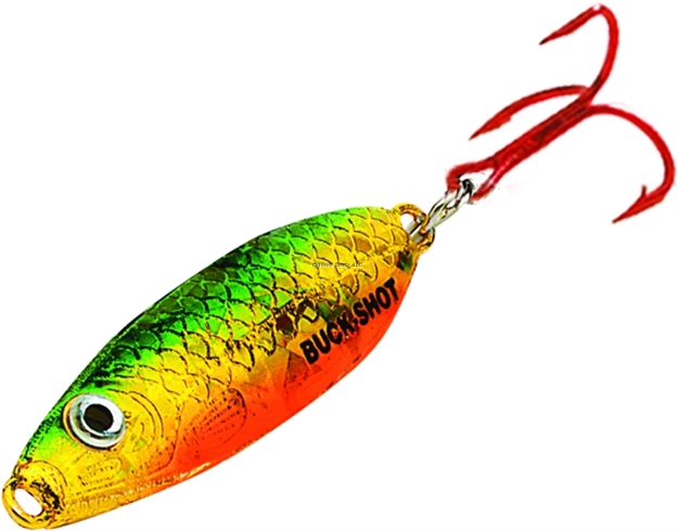 Picture of Northland Fishing Tackle Buck-Shot Rattle Spoon 1/4Oz Golden Perch 1Cd