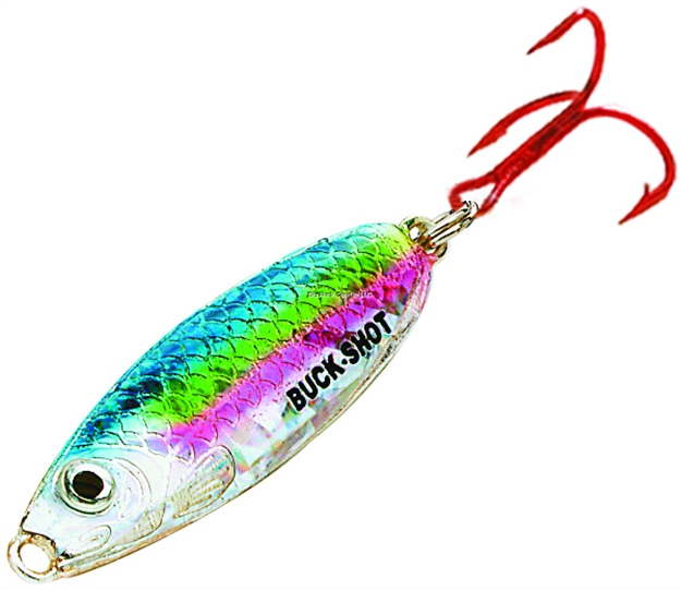Picture of Northland Fishing Tackle Buck-Shot Rattle Spoon 1/8Oz Rainbow Trout 1Cd