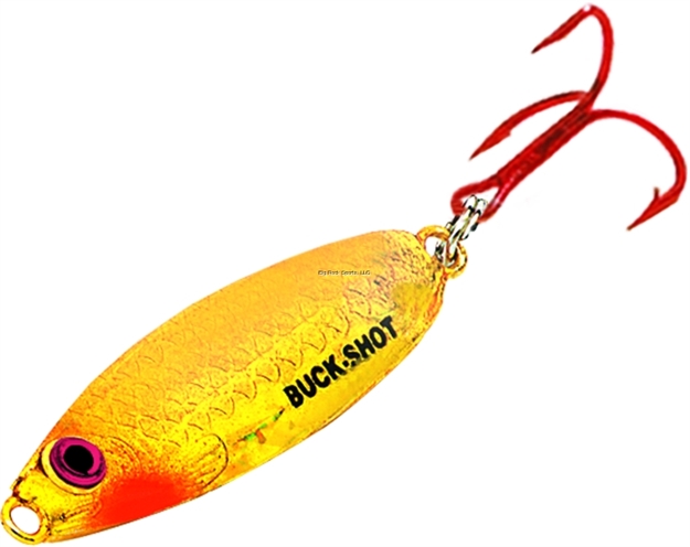 Picture of Northland Fishing Tackle Buck-Shot Rattle Spoon 1/8Oz Super-Glo Goldfish 1Cd