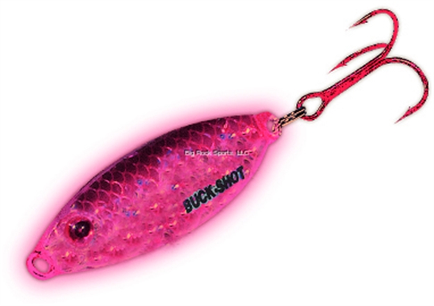 Picture of Northland Fishing Tackle Buck-Shot Rattle Spoon 1/8Oz Super-Glo Redfish 1Cd