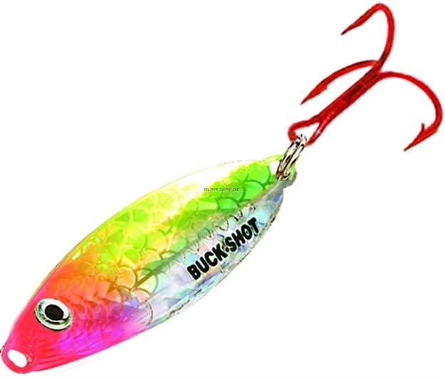 Picture of Northland Fishing Tackle Buck-Shot Rattle Spoon 3/8Oz Clown 1Cd