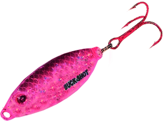 Picture of Northland Fishing Tackle Buck-Shot Rattle Spoon 3/8Oz Super-Glo Redfish 1Cd