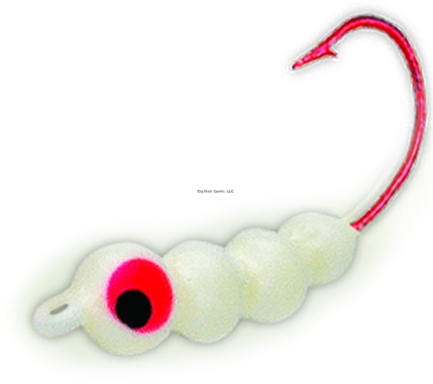 Picture of Northland Fishing Tackle Creep Worm #4 Hook 2/Cd Super-Glo Luminescent