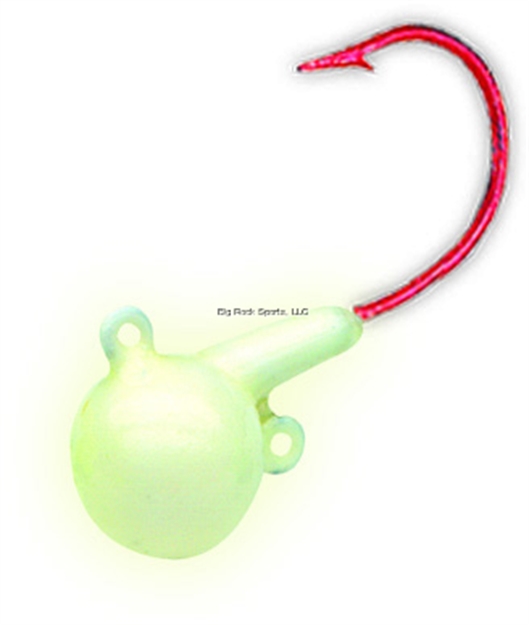 Picture of Northland Fishing Tackle Fire-Ball Jig 1/4 Oz, 4/Cd Super-Glo Luminescent