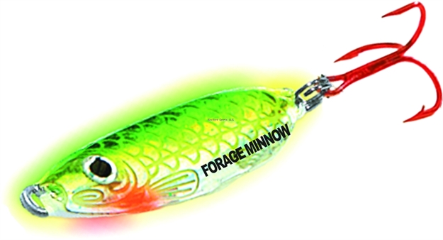 Picture of Northland Fishing Tackle Forage Minnow Spoon 1/24Oz 1/Cd Super-Glo Perch