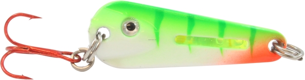 Picture of Northland Fishing Tackle Glo-Shot Spoon 1/Card 1/16Oz UV Glo Perch