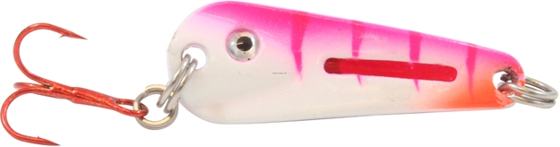 Picture of Northland Fishing Tackle Glo-Shot Spoon 1/Card 1/16Oz UV Pink Tiger