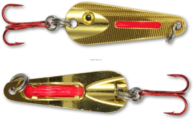 Picture of Northland Fishing Tackle Glo-Shot Spoon 1/Card 1/4Oz Metallic Gold