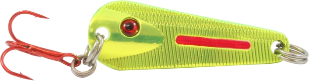 Picture of Northland Fishing Tackle Glo-Shot Spoon 1/Card 1/8Oz Metallic Chartreuse