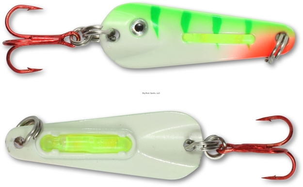 Picture of Northland Fishing Tackle Glo-Shot Spoon 1/Card 1/8Oz UV Glo Perch
