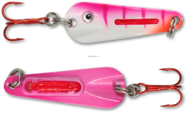 Picture of Northland Fishing Tackle Glo-Shot Spoon 1/Card 1/8Oz UV Pink Tiger