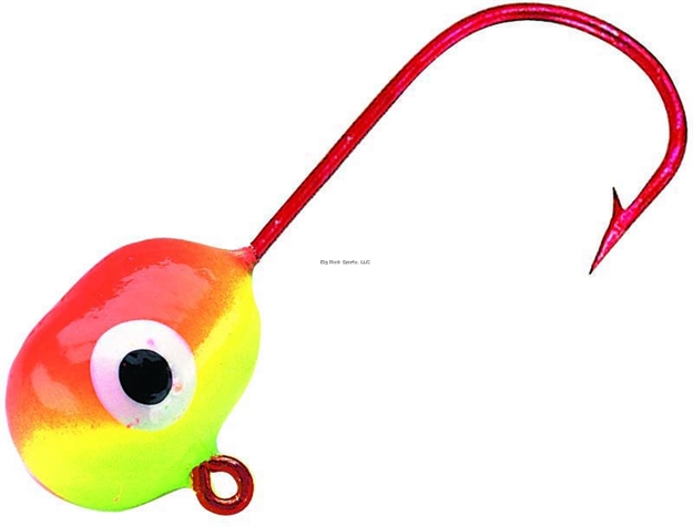 Picture of Northland Fishing Tackle High-Ball Floater Neon Jighead #4 4/Cd Sunrise