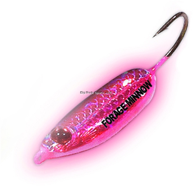 Picture of Northland Fishing Tackle Holographic Forage Minnow Jig #8 Super-Glo Redfish 2Cd
