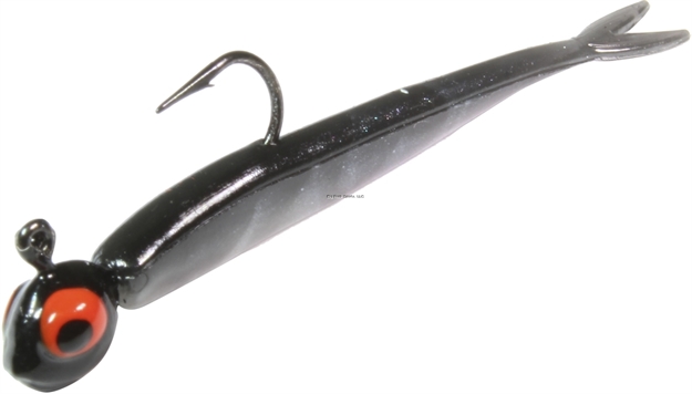 Picture of Northland Fishing Tackle Impulse Rigged Mini Smelt, 1/32Oz, 1-1/4", Crappie Minnow, 2 Rigged, 2 Replacement Tails
