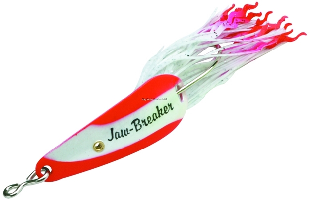 Picture of Northland Fishing Tackle Jaw-Breaker Spoon 1/2 Oz, 1/Cd Red/White Stripe