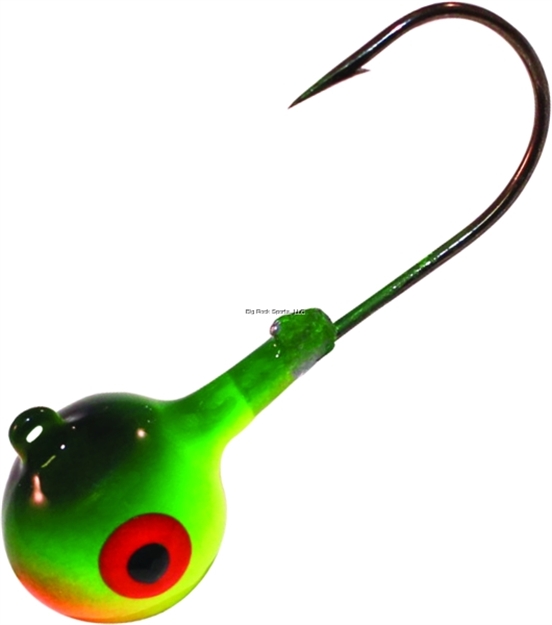 Picture of Northland Fishing Tackle Neon RZ Jig Head 1/16 Oz, 6/Cd UV Firetiger
