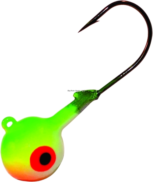 Picture of Northland Fishing Tackle Neon RZ Jig Head 1/16 Oz, 6/Cd UV Glo Watermelon