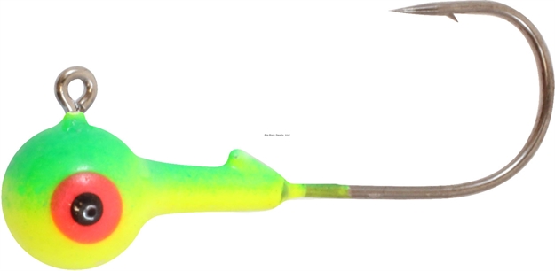Picture of Northland Fishing Tackle Neon RZ Jig Head 1/16 Oz, 6/Cd UV Parakeet