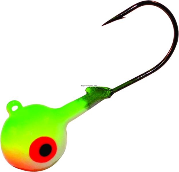 Picture of Northland Fishing Tackle Neon RZ Jig Head 1/4 Oz, 4/Cd UV Glo Watermelon