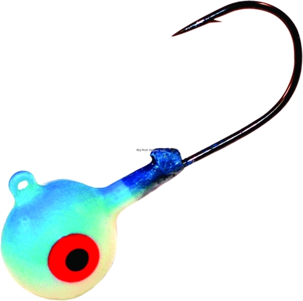 Picture of Northland Fishing Tackle Neon RZ Jig Head 1/4 Oz, 4/Cd UV Moonlight (Glow)