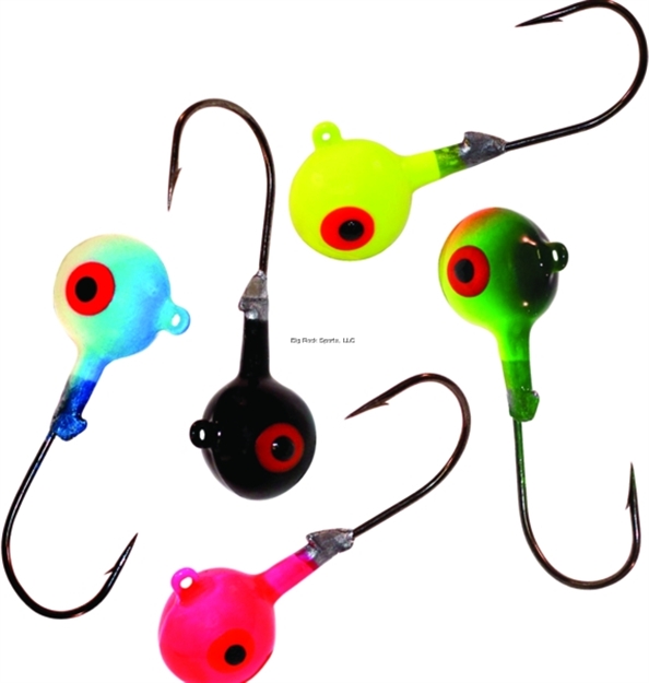 Picture of Northland Fishing Tackle Neon RZ Jig Head 1/8 Oz, 5/Cd UV Assorted