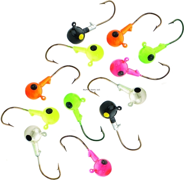 Picture of Northland Fishing Tackle Neon RZ Jig Head 3/8 Oz, 12C/D Assorted