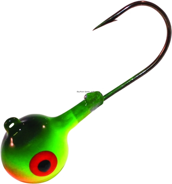 Picture of Northland Fishing Tackle Neon RZ Jig Head 3/8 Oz, 4/Cd UV Firetiger
