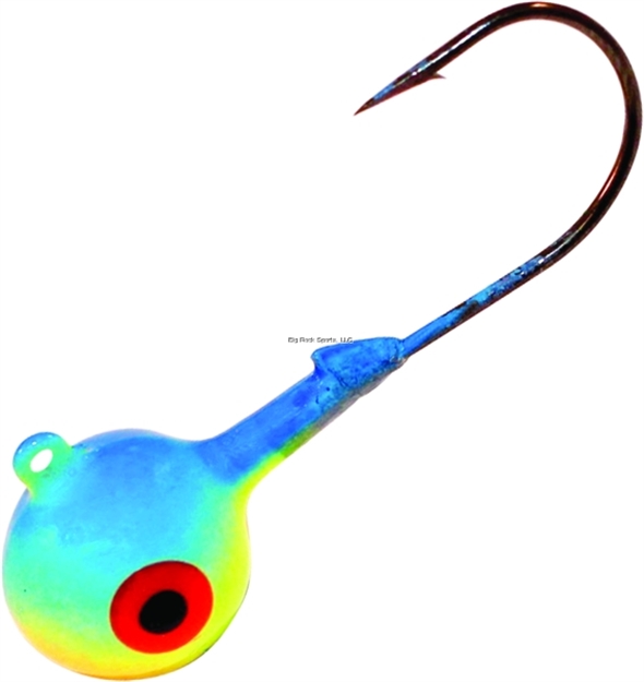 Picture of Northland Fishing Tackle Neon RZ Jig Head 3/8 Oz, 4/Cd UV Parrot