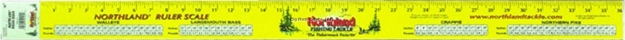 Picture of Northland Fishing Tackle Ruler Scale 36" Sticker Yellow