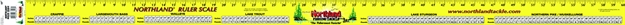 Picture of Northland Fishing Tackle Ruler Scale 60" Sticker Yellow