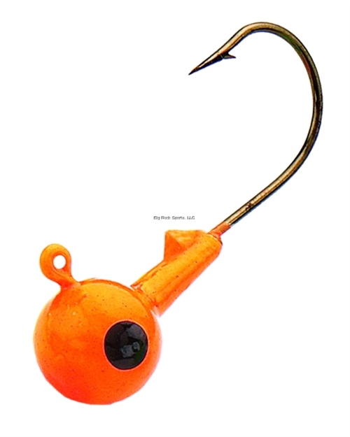 Picture of Northland Fishing Tackle Sink'n Jig Head, 1/32 Oz, SZ 6 Hook, Orange, 8/Bag