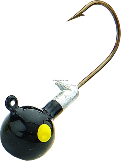 Picture of Northland Fishing Tackle Sink'n Jig Head, 1/4 Oz, 2/0 Hook, Black, 6/Bag