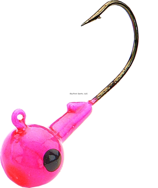 Picture of Northland Fishing Tackle Sink'n Jig Head, 1/4 Oz, 2/0 Hook, Pink, 6/Bag