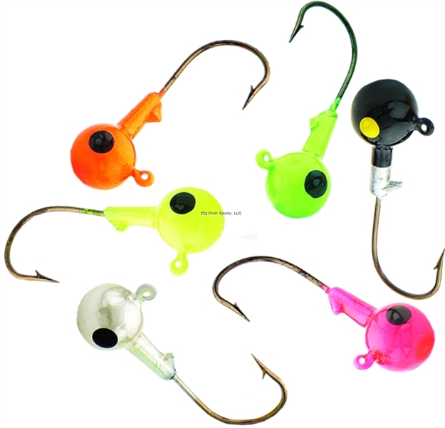 Picture of Northland Fishing Tackle Sink'n Jig Head, 3/16 Oz, 2/0 Hook, Assorted, 6/Bag