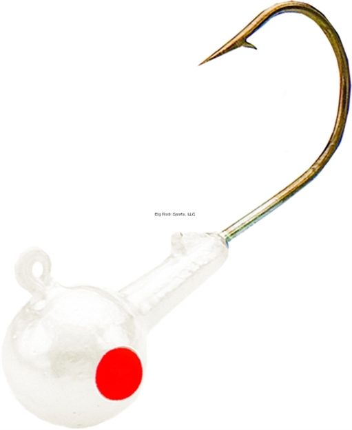 Picture of Northland Fishing Tackle Sink'n Jig Head, 3/16 Oz, 2/0 Hook, Glow, 6/Bag